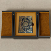Boîte cadeau de luxe haut de gamme avec logo imprimé personnalisé Boîte d'emballage de présentation de parfum, cosmétique et bijoux Boîte cadeau personnalisée à double porte ouverte