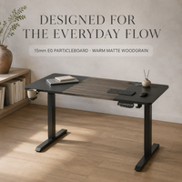 Bureau relevable en placage de bois massif AOR pour le bureau et les jeux à domicile, disponible en design moderne, options multicolores, vente en gros d'usine