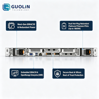 خادم ديل باور إيدج R6715 1U للتركيب على الرفوف، ذاكرة DDR5، PCIe 5.0، مناسب للإدراك الاصطناعي الخفيف والخوادم القائمة على تقنية K8s.