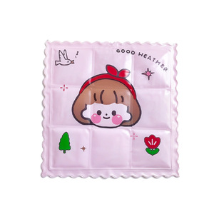 Cojín de asiento refrescante, 36x36cm, diseño de dibujos animados, almohadilla transpirable de verano para uso en oficina y dormitorio - Product Image 3