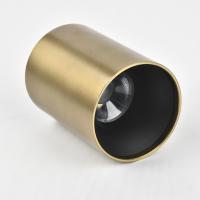 Spot rond avec finition or argent 8w 15w 20w plafonnier cob monté en surface