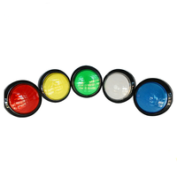 Boutons d'arcade rectangulaires de 46 mm, gros boutons d'arcade à LED, bouton poussoir momentané avec micro-interrupteur pour le contrôle des machines de jeu