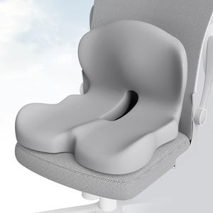 2 1人间工学的オフィスCoccyxクッションチェアパッド腰椎枕シートクッションメモリーフォームバックレスト枕Coccyxシート腰椎 - Product Image 5