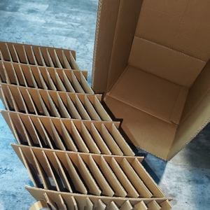 Scatola di Imballaggio Personalizzata Riciclabile Marrone di Alta Qualità con Slot per Cartoncino, Scatola in <span class=keywords><strong>Cartone</strong></span> Ondulato Rinforzato - Product Image 2