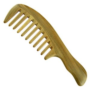Sandalwood <b>Wide</b> Tooth <b>Comb</b> 15-20cm Handmade Massage Hair <b>Comb</b> For Women Children Adults U Shape Design - Product Image 5