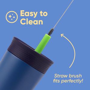 Borraccia Termica per Bambini in Acciaio Inossidabile con Cannuccia Flessibile Antigoccia, Ottima per Viaggi <span class=keywords><strong>e</strong></span> <span class=keywords><strong>Facile</strong></span> da Pulire - Product Image 5