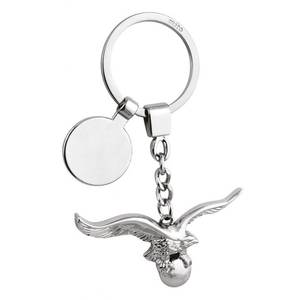 Llavero Metálico Personalizable con Diseño de Águila y Moneda para Uso Comercial y Hotelero - Product Image 1