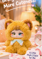 Figurine en peluche AI, boîte mystère, jouet, produit fini, costume d'animal coloré, objet de collection, 18 cm, unisexe