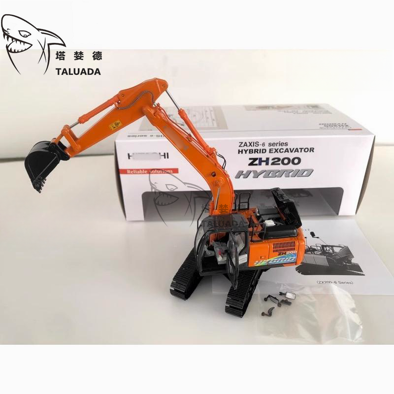 TALUADA HITACHI Alloy 1:50 Scale ZH200-6 Excavator Model Toy