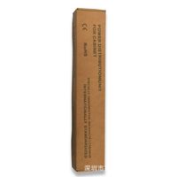 1U 19 pouces 6 voies 8 voies allemagne alliage d'aluminium noir prise allemande unité de Distribution d'alimentation PDU pour armoire réseau