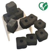 Fabrieksdirect Shisha Kolenblokjes 25x25x20mm Natuurlijke Hookah Kolen Vonkvrij Rookloos Snelle Ontbranding Weinig As Langdurig Branden