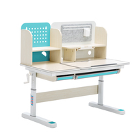 Bureau d'apprentissage pour enfants réglable en hauteur, en bois moderne, durable et non toxique, mobilier scolaire multifonctionnel ergonomique pour l'étude des enfants