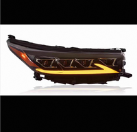Modification des phares pour Toyota Highlander 2018-2021 USA avec feux de jour LED à quatre lentilles et clignotants dynamiques
