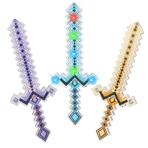 Prix usine 15 "LED Pixel épée son lumineux sabre 6 LED Performance enfants fête faveur modèle lumière Pixel sabre laser - Product Image 1