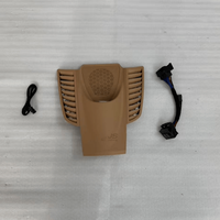 Para Panamera, Macan, 911: Cubierta de cronómetro para salpicadero ABS, cable adaptador, pantalla de hora y brújula para control central