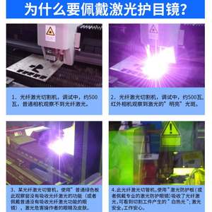 Lunettes de sécurité laser 190-2000nm, verres PC anti-impact, monture noire pour la protection lors du soudage et du marquage - Product Image 4
