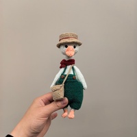 Jouets en peluche animaux personnalisables 2026, crochet, Madame Oie, poupée amigurumi pour enfants