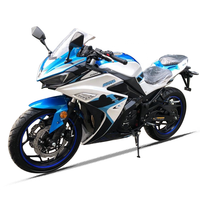 Moto automatique populaire Euro 5 250CC et moteur 4 temps à gaz refroidi à l'eau 400CC EFI avec frein à disque