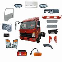 Pièces de rechange de haute qualité pour camion léger Sinotruk Howo - Kit complet avec phare, pare-chocs, calandre avant et rétroviseur