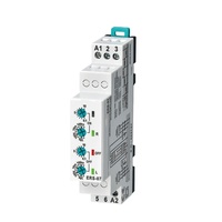 Relais clignotant double réglable KRV-09 220VAC/110VAC, relais miniature multifonctionnel 24VAC/DC, produit scellé