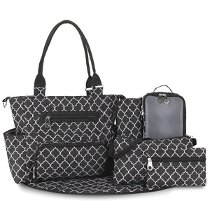 Borsa a Tracolla di Alta Qualità per Mamma e Bambino, Set da 7 Pezzi Organizzatori per Viaggio, Comoda Borsa a Mano per Mamma e Bambino - Product Image 5