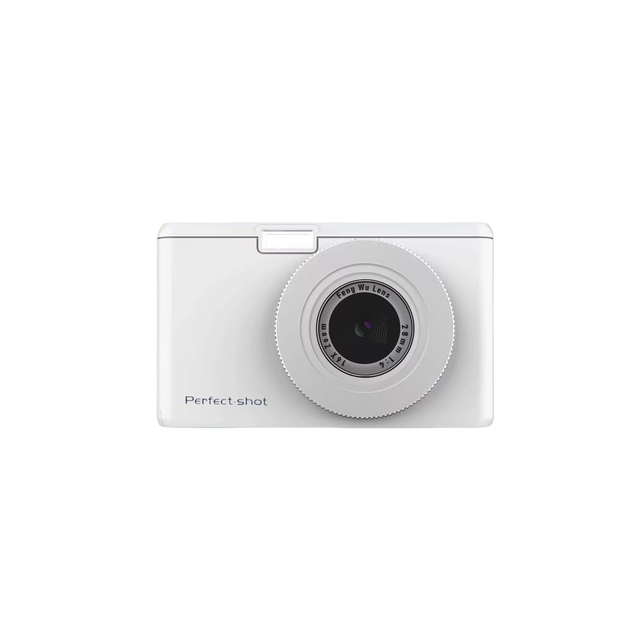 Students Travel Vlogging New HD Digital Mini SLR Camera with Flip Screen CCD Retro Style Zoom Lens & SD Memory Card
