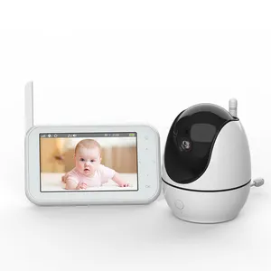 4.5 "Touchscreen Ptz Beveiliging Babycamera Voeding Alarm Babysitter Draadloze Nanny Tweeweg Audio Baby Telefoon Babyfoon