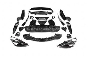 Kit carrosserie en fibre de carbone OEM pour McLaren 720S, version améliorée P-Style, avec lèvre avant, diffuseur, jupes latérales et prises d'air, état neuf - Product Image 2