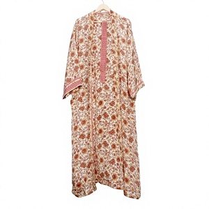 Nouveau Kimono Long en Soie Pure Vintage de Luxe Romantique à Manches Longues, Style Bohème, pour Femme, Idéal pour la Plage, les Vacances d'Été, comme Cache-maillot ou Tenue de Resort Sexy - Product Image 1
