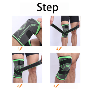 Genouillères de compression personnalisables avec logo et sangle de maintien antidérapante pour l'entraînement sportif, le football et le cyclisme – Manchon de compression pour mollets - Product Image 6