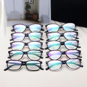 Monturas de gafas Grey Jack Cat Eye para mujer, montura completa TR90 con bisagras de resorte, diseño color block, tendencia de moda. - Product Image 4