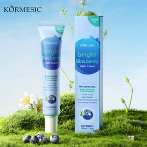 KORMESIC Crema Facial Nocturna de Arándanos Multiefectos, Hidratante, Iluminadora y Sin Sensación de Tirantez, Certificada por Bpom, 30g, Venta al por Mayor - Product Image 1