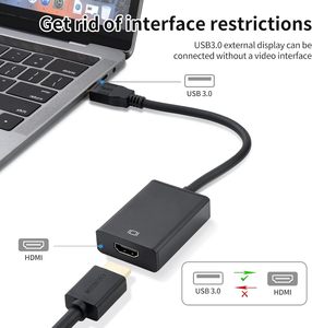 <span class=keywords><strong>Adattatore</strong></span> SYONG da USB 3.0 a <span class=keywords><strong>HDMI</strong></span> <span class=keywords><strong>Femmina</strong></span>, Convertitore Video e Audio 1080P Reale per Mac, PC, Windows XP, Laptop, Monitor e Splitter - Product Image 3