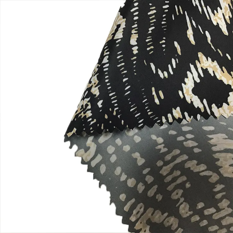 Commercio all'ingrosso produttore personalizzato 100% stampa digitale tessuto in poliestere per indumento in tessuto