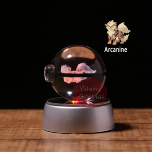 Cadeaux pas chers pour enfants, Pokéball en cristal K9, éclairage 3D, Pokéball en cristal, Pokémon - Product Image 3