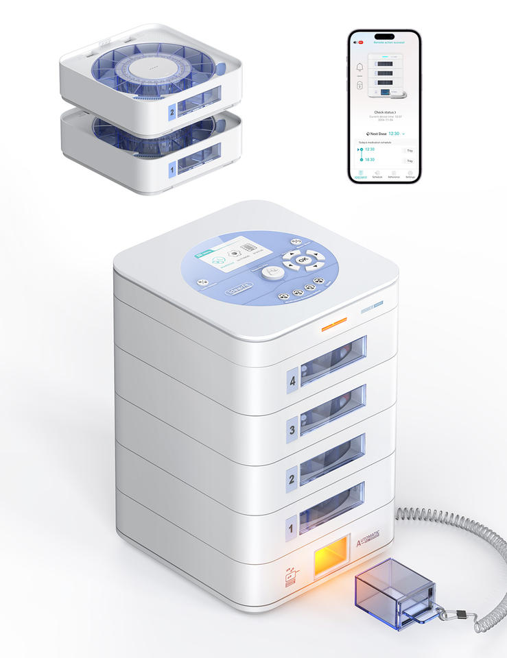 Smart Pill Organizer with 7 Day Automatic Reminder Alarm