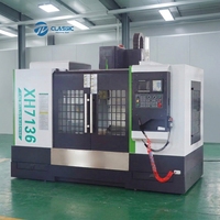 Centre d'usinage CNC XH7136 pour surfaces courbes complexes, perçage, taraudage avec broche BT40