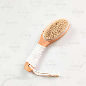 Cepillo para <span class=keywords><strong>baquetas</strong></span> <span class=keywords><strong>de</strong></span> madera <span class=keywords><strong>de</strong></span> loto <span class=keywords><strong>de</strong></span> crin <span class=keywords><strong>de</strong></span> 25cm, mango corto, cepillo para cuerpo seco, herramienta esencial <span class=keywords><strong>de</strong></span> limpieza trasera - Product Image 5