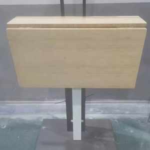 <span class=keywords><strong>Bureau</strong></span> <span class=keywords><strong>mural</strong></span> pliable avec hauteur réglable, table de travail compacte à suspendre au mur pour <span class=keywords><strong>petit</strong></span> appartement - Product Image 3