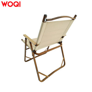 Fauteuil pliant en bois Woqi 21,26x18,31x30,71 pouces, chaise de plage portable d'extérieur avec dossier pour la pêche et les voyages en voiture - Product Image 5