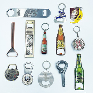 Metal Bottle Opener Advertising Customizable Logo Printing For <b>Beer</b> Home Use Zinc Alloy Material Business Gift Keychain - Product Image 3