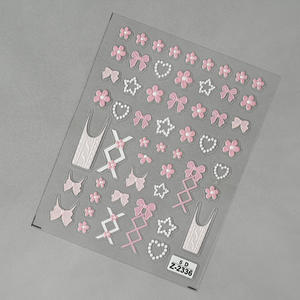 Nouvelles tendances 2026 : Autocollants 3D <span class=keywords><strong>pour</strong></span> ongles, motif nœud papillon rose, style <span class=keywords><strong>French</strong></span> <span class=keywords><strong>Manucure</strong></span>, accessoires parfaits <span class=keywords><strong>pour</strong></span> la <span class=keywords><strong>manucure</strong></span> DIY - Product Image 5