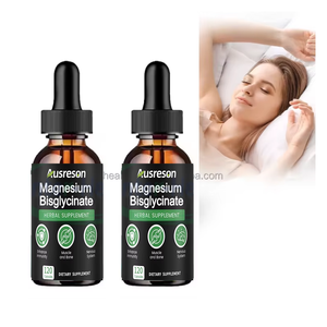 Gotas de Suplemento Líquido de Glicinato de Potasio y Magnesio de Marca Privada Ausreson, Suplemento para Dormir para Adultos, Certificado Halal - Product Image 1
