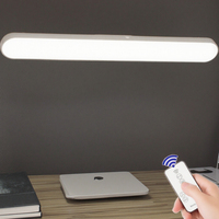 Lampe de bureau à adsorption magnétique Lampe d'étude à télécommande Lampe de table LED rechargeable par USB