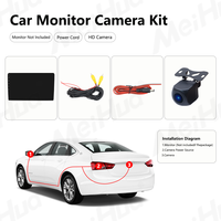Caméra de recul pour voiture AHD 720P, étanche IP68, vision nocturne IR, grand angle, caméra de recul pour véhicule, compatible avec autoradio Android