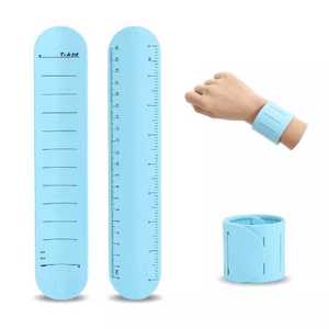 Wearable Nurse Notepad Wristbands Silicone Reminder Bracelet Write on Memo Writable Dry Erase Slap <b>Sticky</b> <b>Notes</b> Ruler - Product Image 1