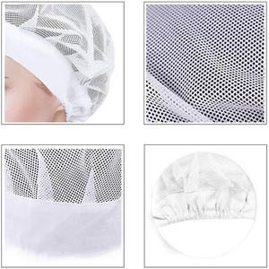 Gorro de <span class=keywords><strong>Chef</strong></span> de cocina <span class=keywords><strong>para</strong></span> HZM-19022, gorro de <span class=keywords><strong>Chef</strong></span> de malla transpirable, ajustable, <span class=keywords><strong>para</strong></span> el trabajo, servicio de alimentos, Unisex - Product Image 5