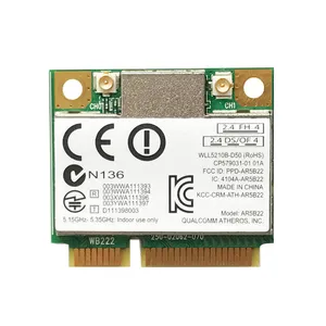 300Mbps AR5B22 AR5B225 Half Mini PCI-e WLAN Dual Band 2.4G/5Ghz PCI e 2 in 1 Bluetooth 4.0 WiFi scheda di rete Wireless BT4.0