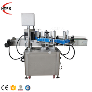 HZPK ARLM-200B Food Cans Wine Bottle Label <b>Sticker</b> Labeling <b>Printing</b> <b>Machine</b> for Round Bottles Jar Automatic - Product Image 3