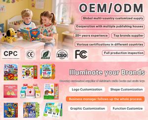 Vente chaude Livre Audio Éducatif Pour Enfants Coeur Bouton Sound Board avec Musique Offset Imprimé Couverture Rigide <span class=keywords><strong>Histoire</strong></span> Pour Enfants - Product Image 6